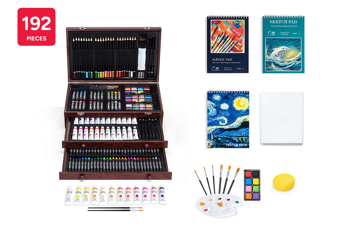192 Piece Deluxe Art Set