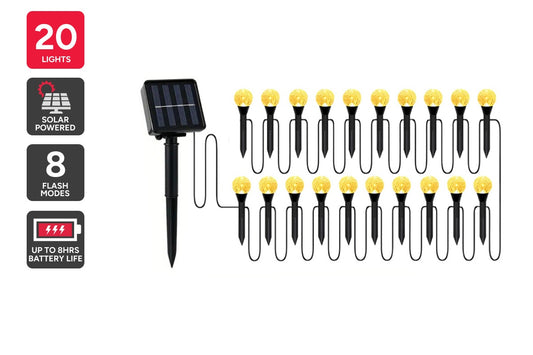 20 Piece Solar Garden Light Set - Auzzistore