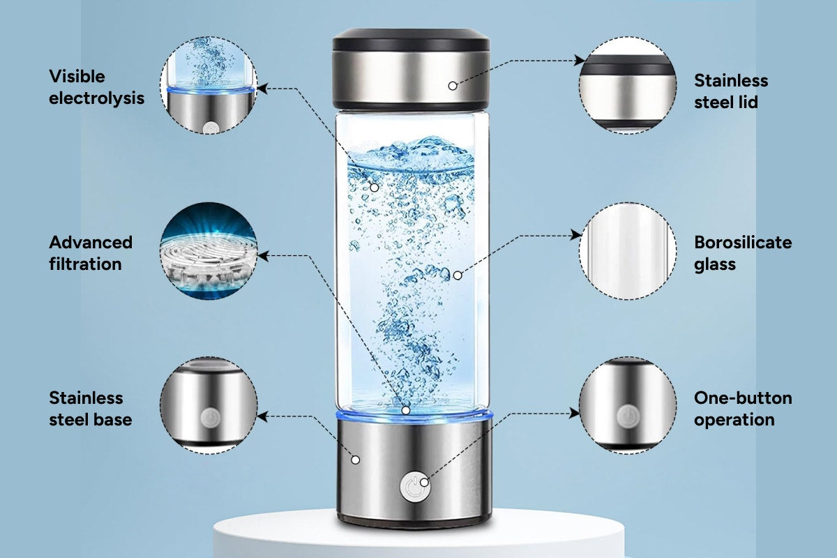 Portable Hydrogen Water Bottle (420ml)