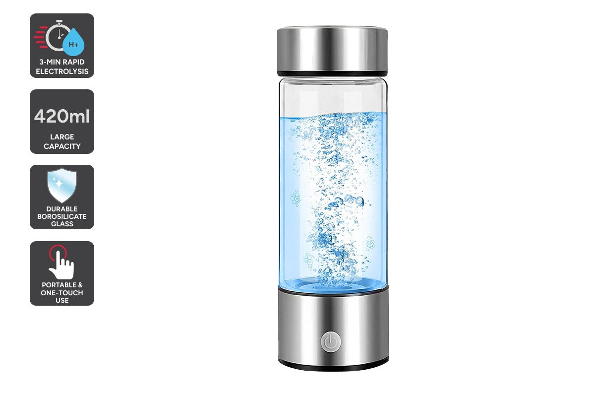 Portable Hydrogen Water Bottle (420ml)
