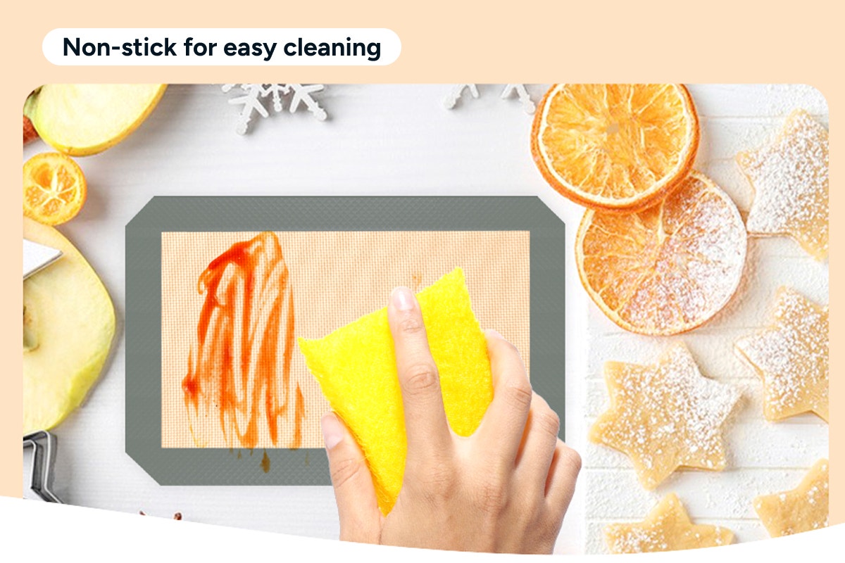 Reusable Silicone Baking Tray Mats (3 Pack)