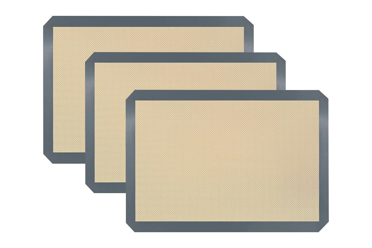 Reusable Silicone Baking Tray Mats (3 Pack)