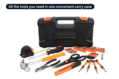 57 Piece Portable Household Tool Kit