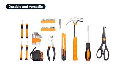 57 Piece Portable Household Tool Kit