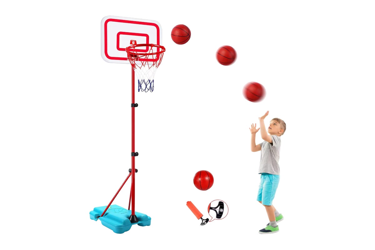 Kids 88-190cm Basketball Hoop Stand Set