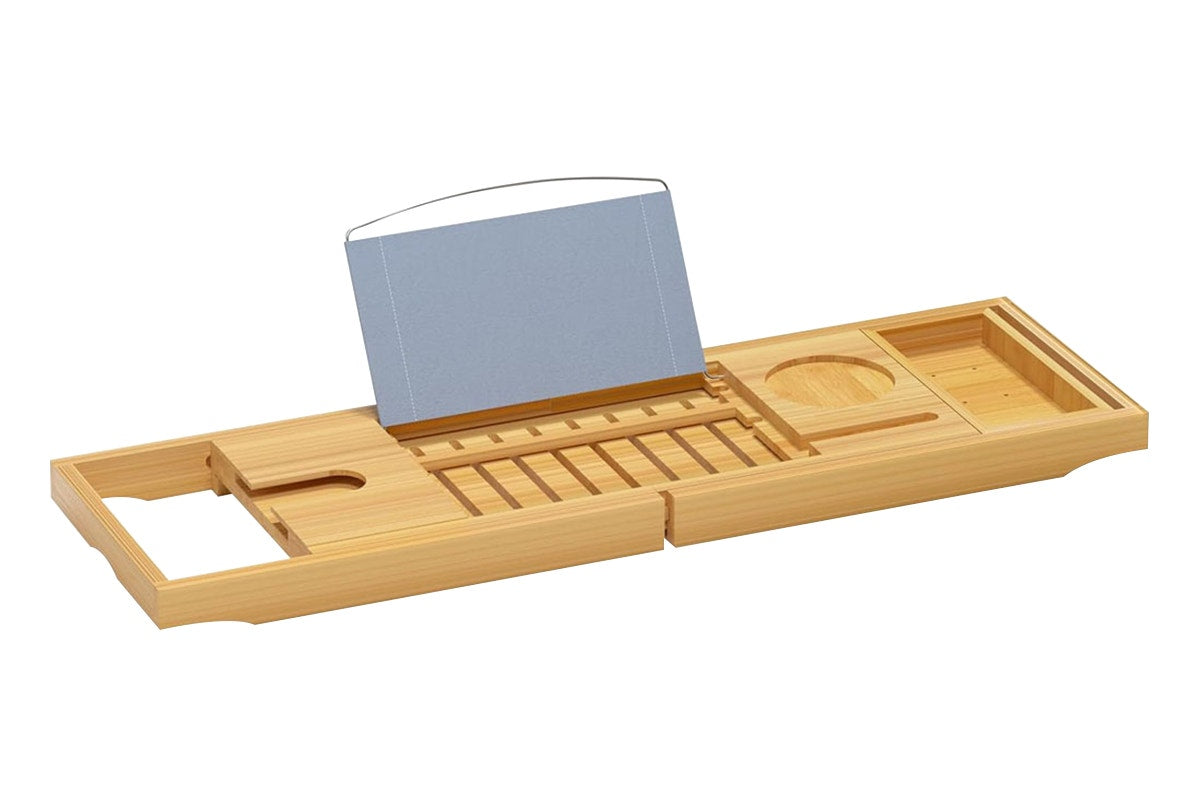 Adjustable Bamboo Bath Caddy