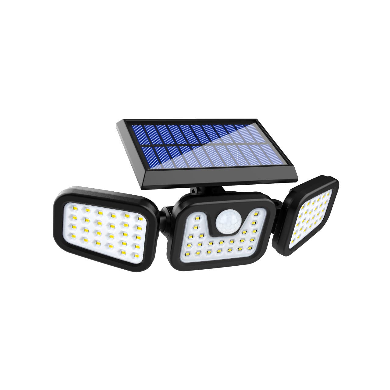 3-Headed Outdoor Solar Motion Sensor Light (2400mAh)