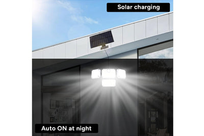 Outdoor Solar Motion Sensor Light 4 Heads