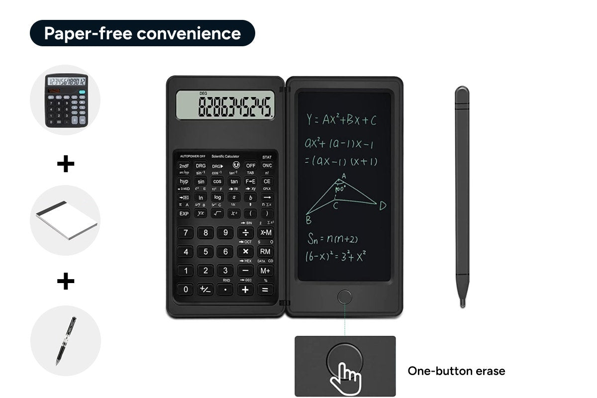 Scientific Calculator with LCD Writing Pad