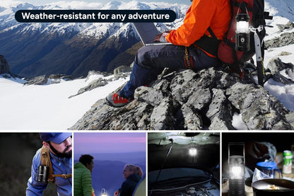 Rechargeable Solar LED Lanterns (3 Pack)