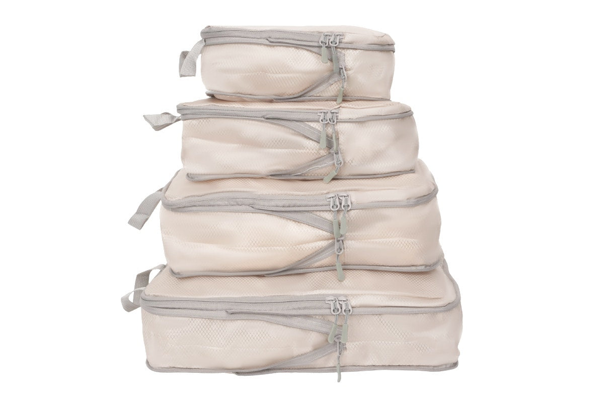 4 Piece Compression Travel Packing Cubes