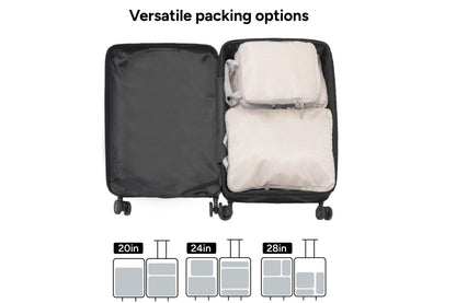 4 Piece Compression Travel Packing Cubes