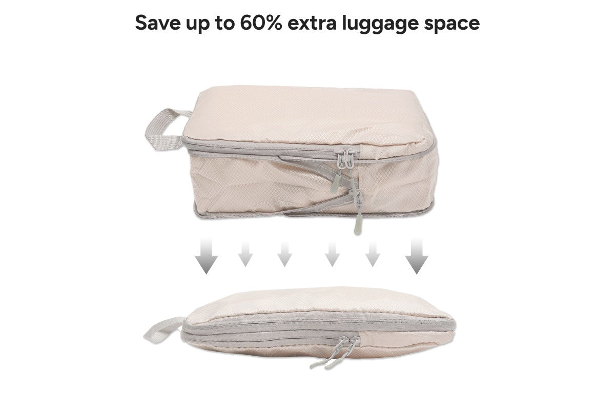 4 Piece Compression Travel Packing Cubes