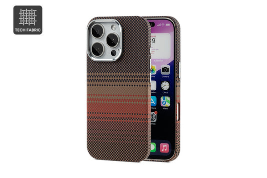 Tech Fabric Case with MagSafe-Compatible Ring for iPhone 16 Pro (Sunrise)