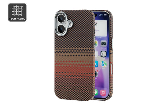Tech Fabric Case with MagSafe-Compatible Ring for iPhone 17 (Sunrise)