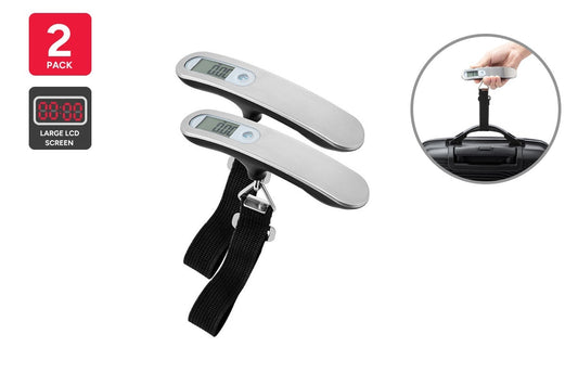 Portable Digital Luggage Scale (2 Pack)