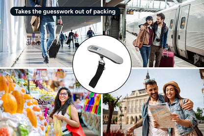 Portable Digital Luggage Scale (2 Pack)