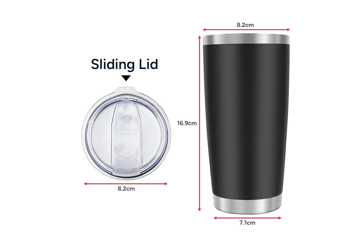 Double-Walled Stainless Steel Tumbler (590ml)