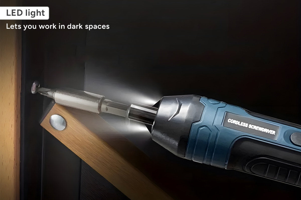 40 Piece 3.6V Cordless Electric Screwdriver Set