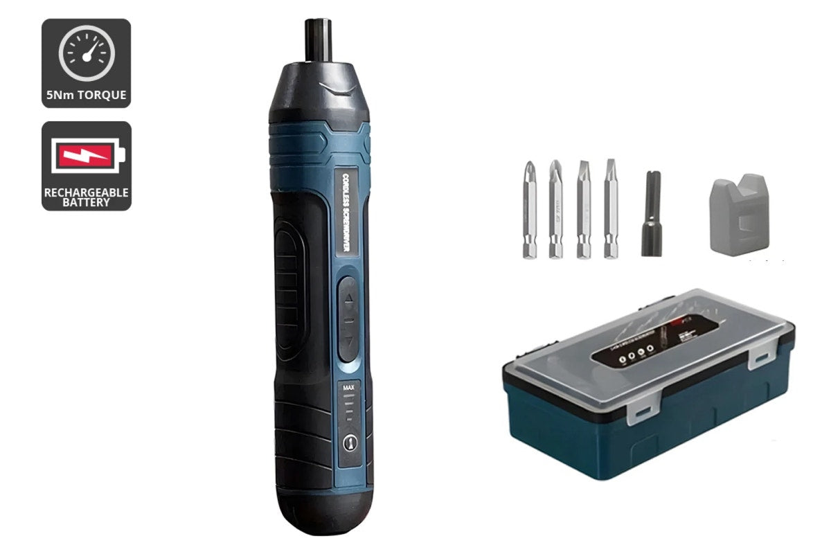 40 Piece 3.6V Cordless Electric Screwdriver Set