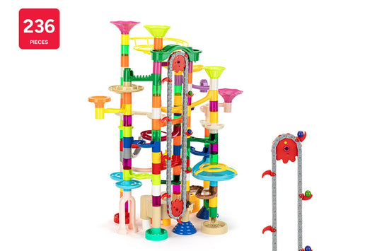 236 Piece Motorised Marble Run - Auzzistore