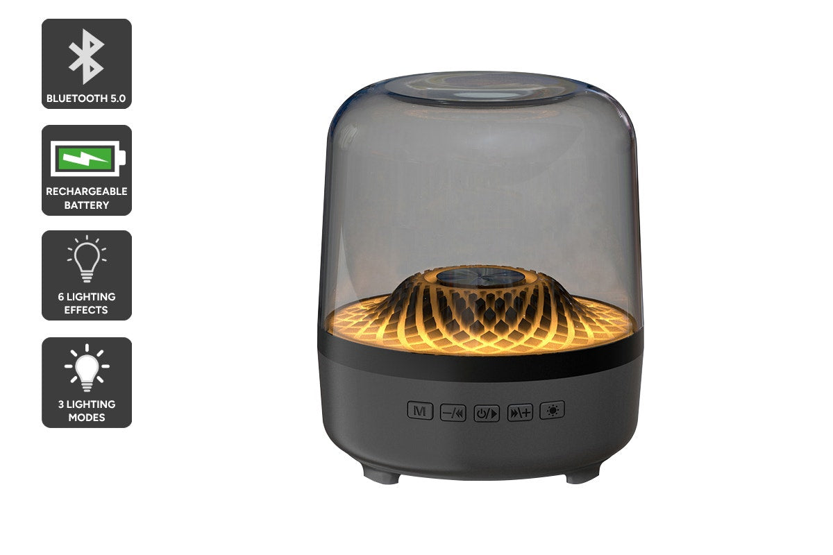 Portable Bluetooth Speaker with Ambient Lighting