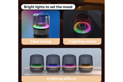 Portable Bluetooth Speaker with Ambient Lighting