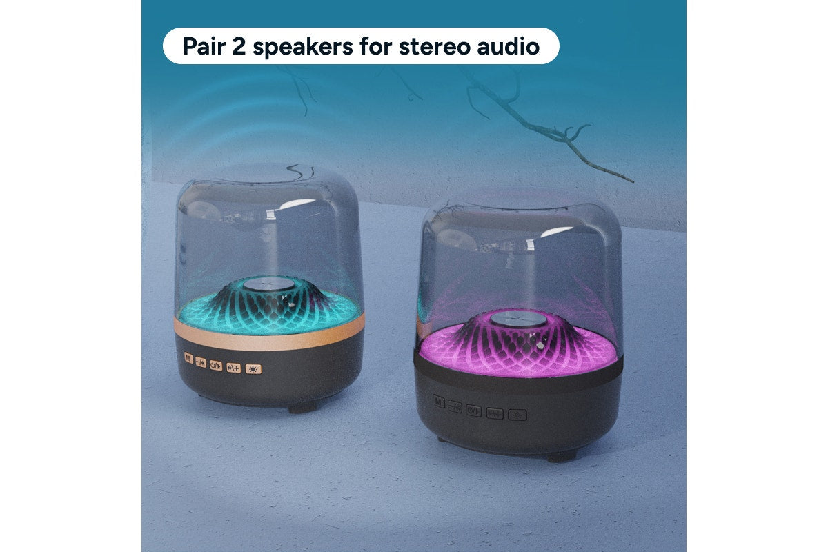 Portable Bluetooth Speaker with Ambient Lighting