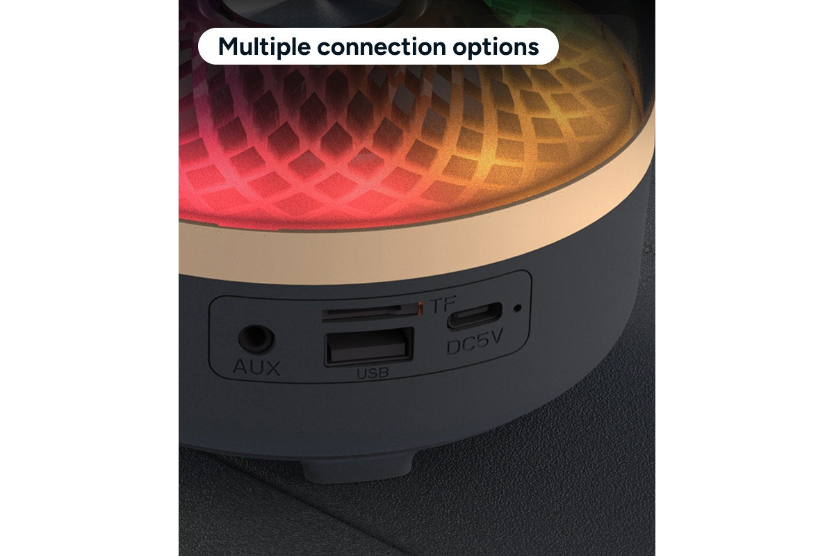 Portable Bluetooth Speaker with Ambient Lighting