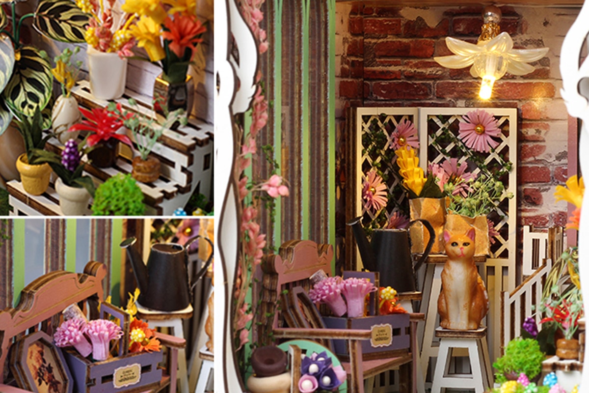 DIY Miniature Garden House Book Nook