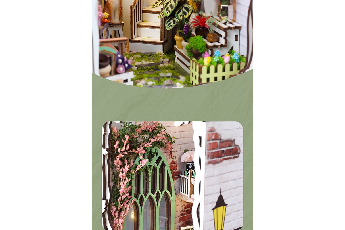 DIY Miniature Garden House Book Nook