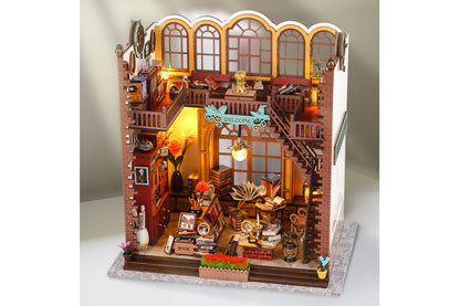 DIY Miniature Magic Book Shop Book Nook