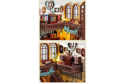 DIY Miniature Magic Book Shop Book Nook