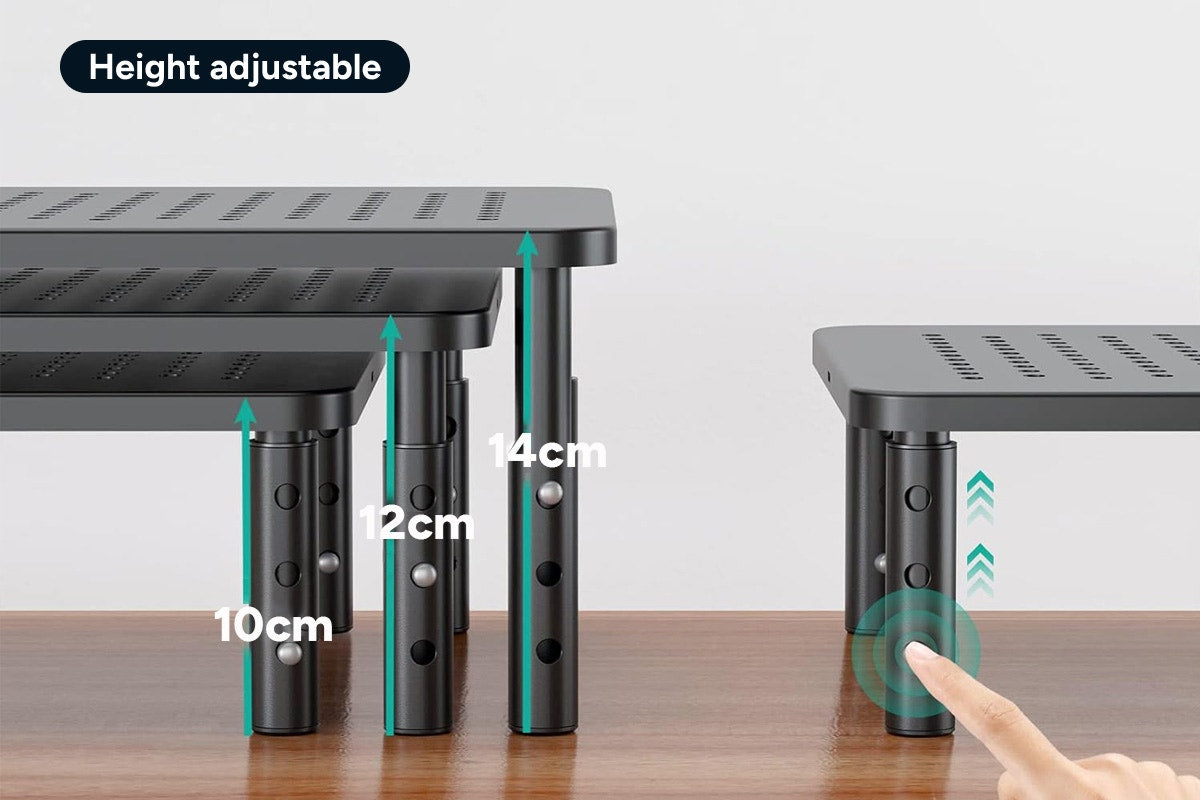 Height Adjustable Ergonomic Laptop and Monitor Stand