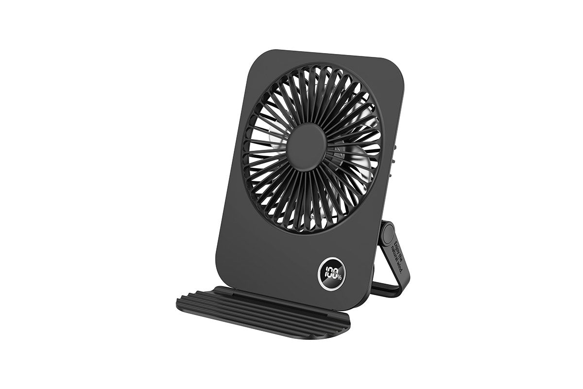 Mini Desktop Fan with Phone Stand