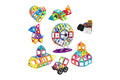 136 Piece Kids Magnetic Building Block Tile Set