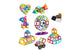 136 Piece Kids Magnetic Building Block Tile Set