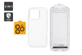 Ultimate 3-in-1 Protection Kit for iPhone 16 Pro Max Screen, Lens and Clear Case