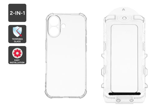Ultimate 2-in-1 Protection Kit for iPhone 17 (Screen Protector and Case)