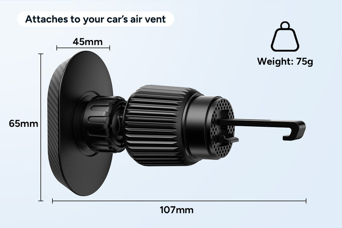 MagSafe Compatible Air Vent Car Phone Holder (2 Pack)