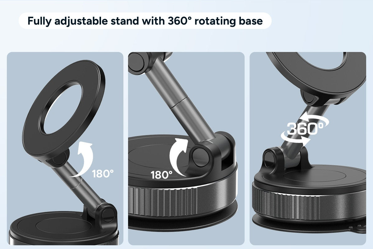 MagSafe Compatible Rotatable Vacuum Car Phone Holder (2 Pack)