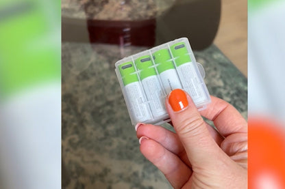 Rechargeable Lithium-Ion AA Batteries - 4 Pack