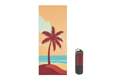 Sand Free Quick Dry Beach Towel (Tropical Sunset)