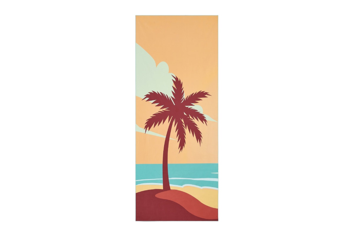 Sand Free Quick Dry Beach Towel (Tropical Sunset)