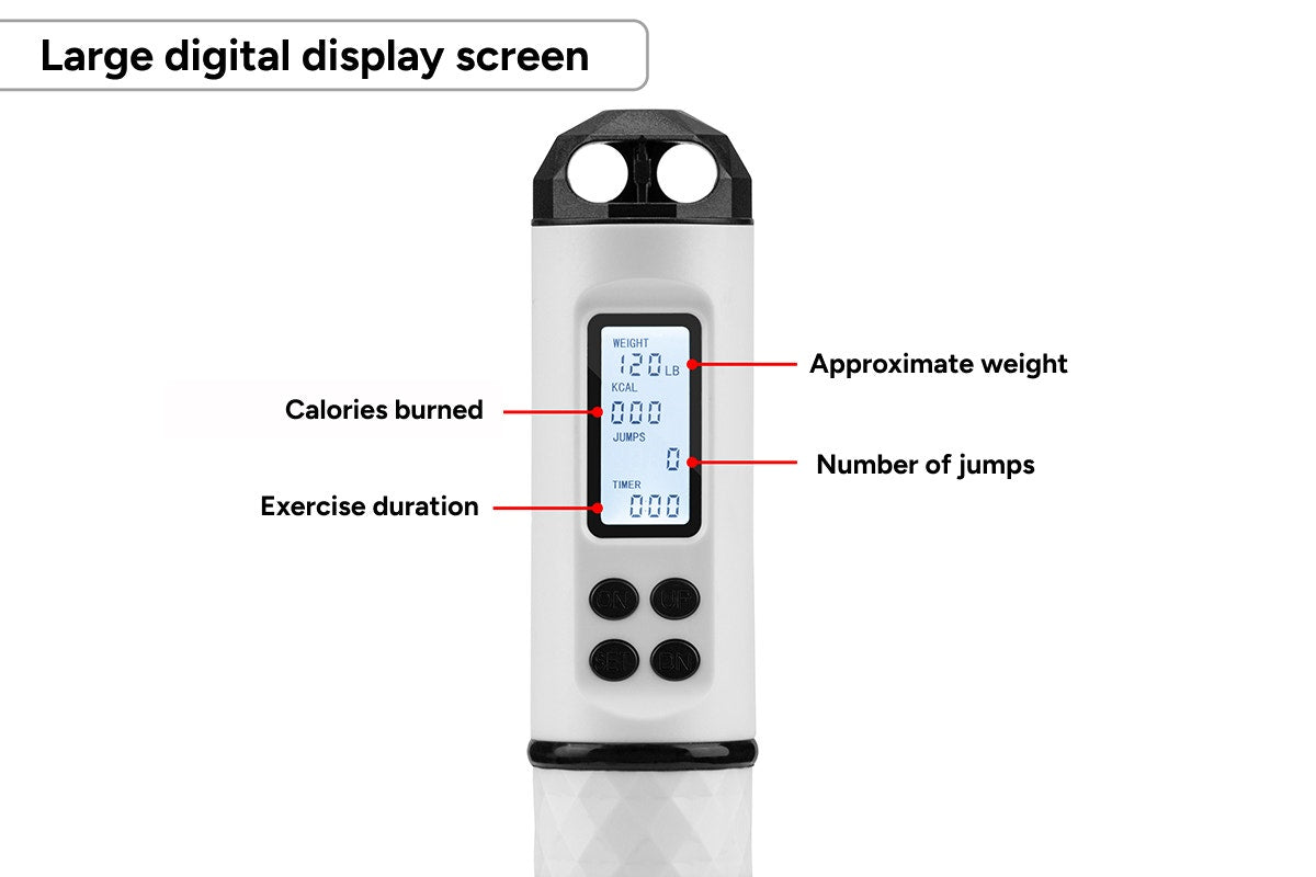 Adjustable Weighted Smart Skipping Rope