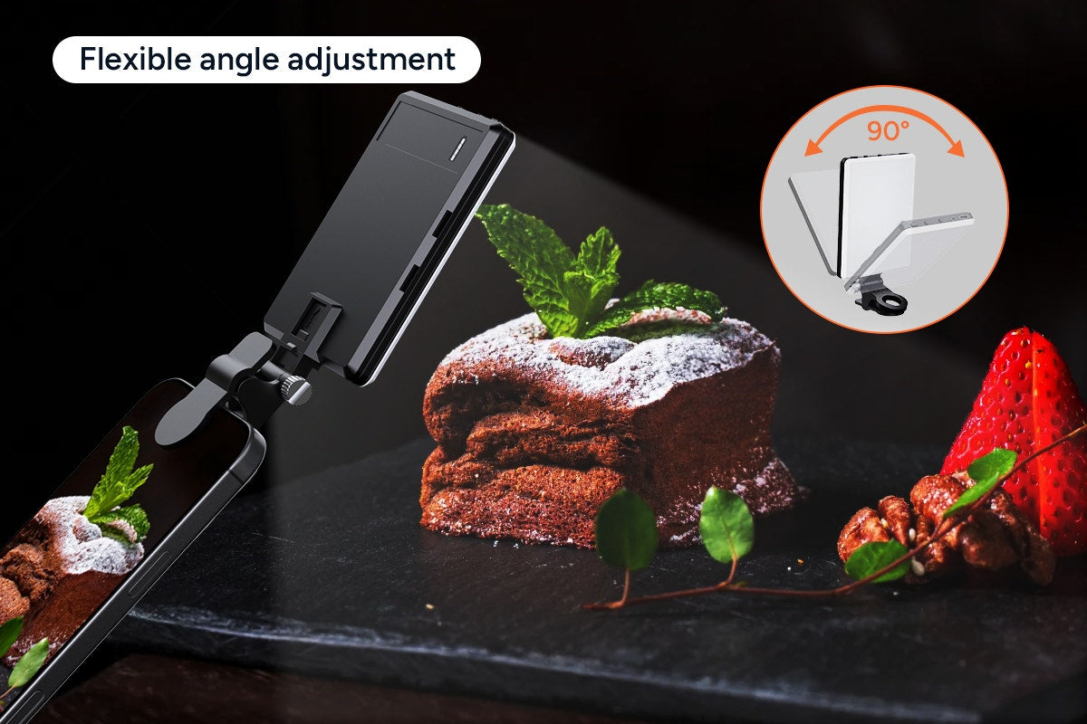 Portable 60 LED Rechargeable Selfie Light with Clip