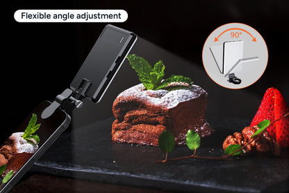 Portable 60 LED Rechargeable Selfie Light with Clip