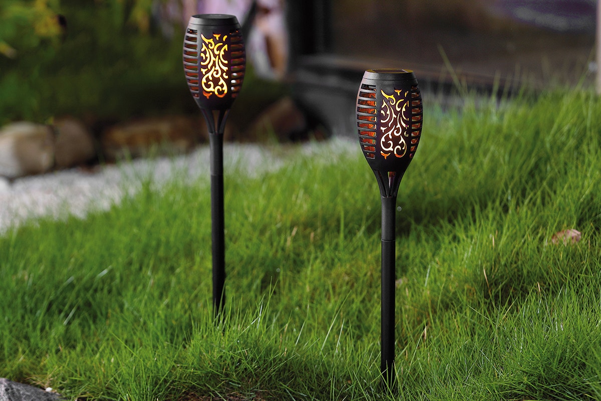 Solar Flame Torch Light (8 Pack)