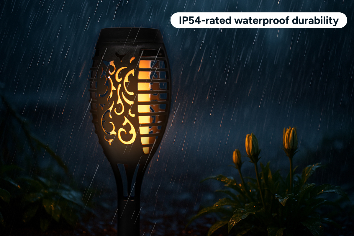 Solar Flame Torch Light (8 Pack)