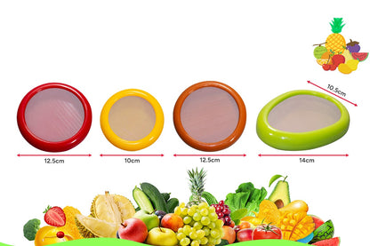 Set of 8 Silicone Fruit and Vegetable Storage Containers